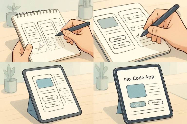 Rapid Prototyping for App Validation Without Coding