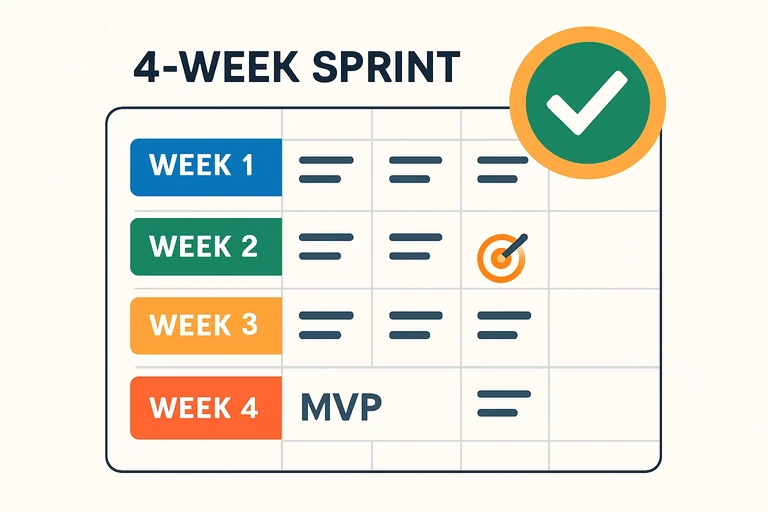 How to Launch an MVP in Four Weeks Without Sacrificing Quality