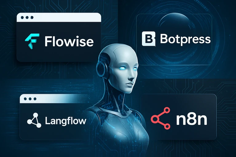 AI Agent Frameworks in 2025: Flowise, Botpress, Langflow, and n8n